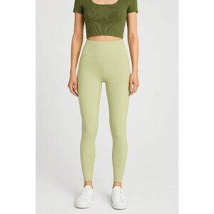 Reformation EcoStretch High Waist Performance Leggings Limon Green XL NWT